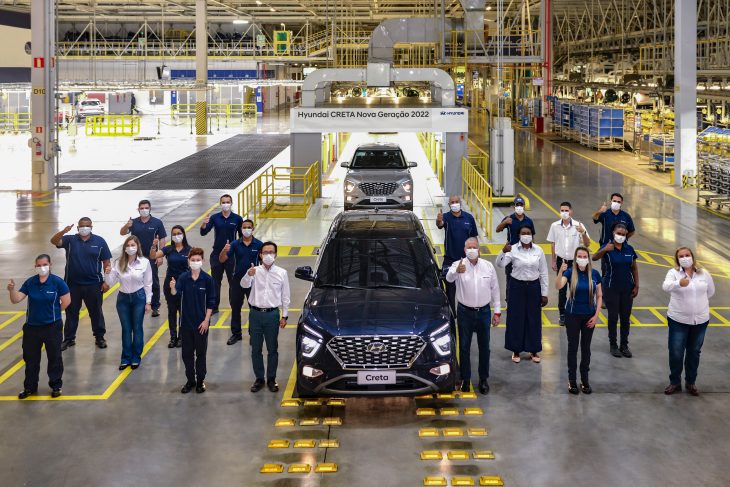 Novo Creta em produção