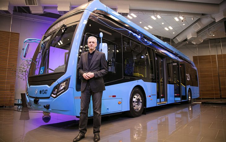 ônibus elétrico mercedes