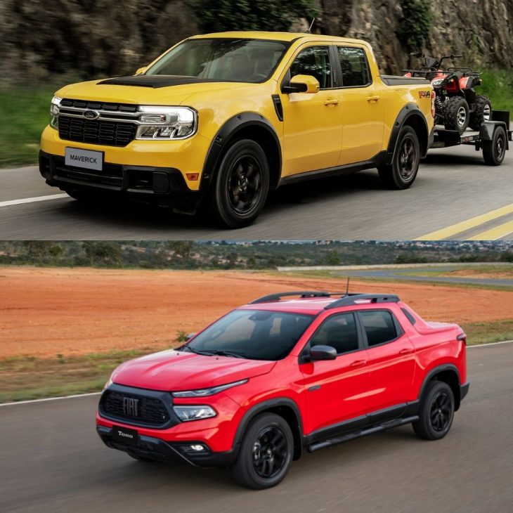 Ford Maverick x Fiat Toro