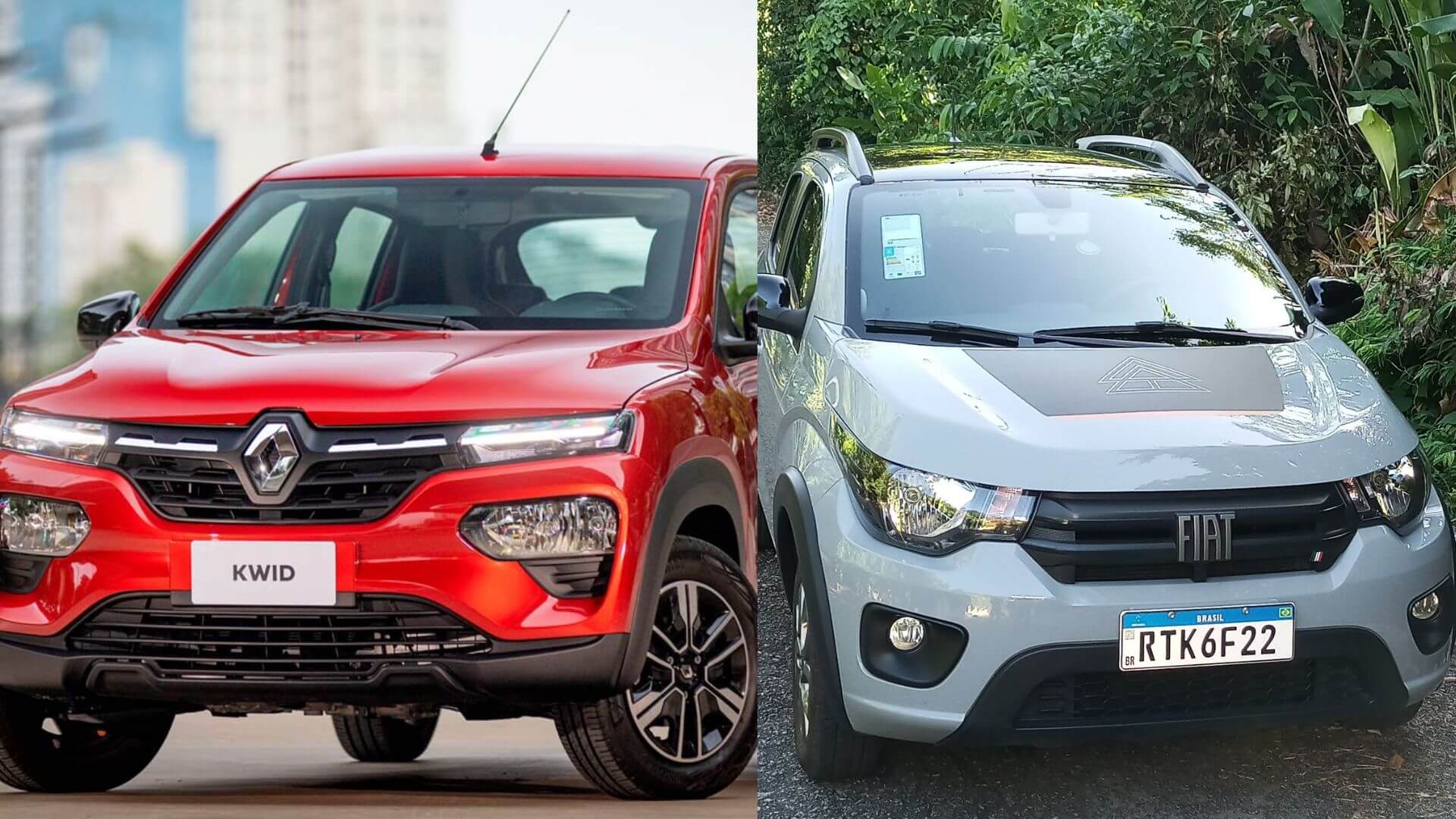 COMPARATIVO - RENAULT KWID X FIAT MOBI